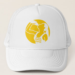 TRAIN SWEAT THIRST (F) yellow Trucker Hat