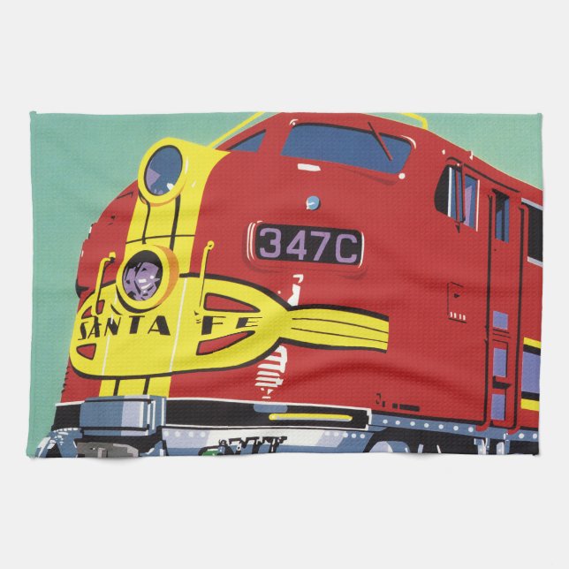 Train Tea Towel (Horizontal)