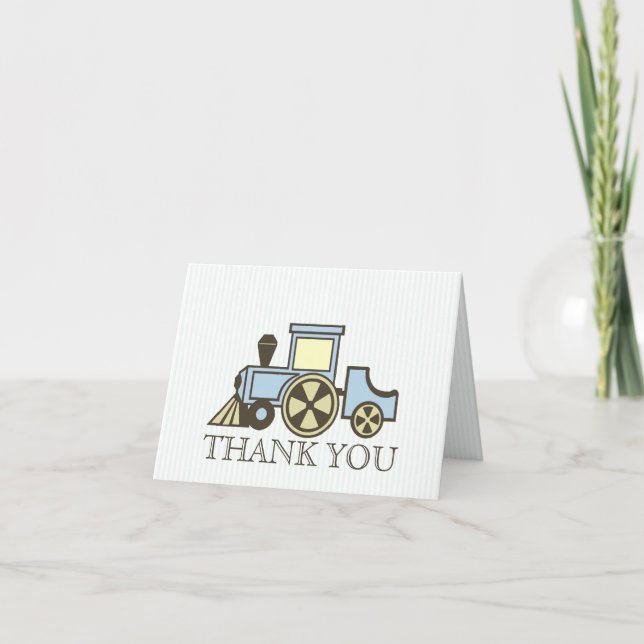 Train Thank You Card (Front)