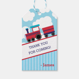 Train Thank You Tags (Birthday Party Favour)