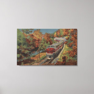 Train-The Thoroughbred, Monon Canvas Print