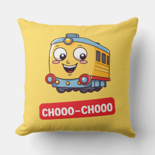 Train Throw Pillow