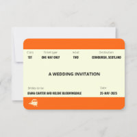 Train Ticket Inspired | LGBTQ+ Wedding