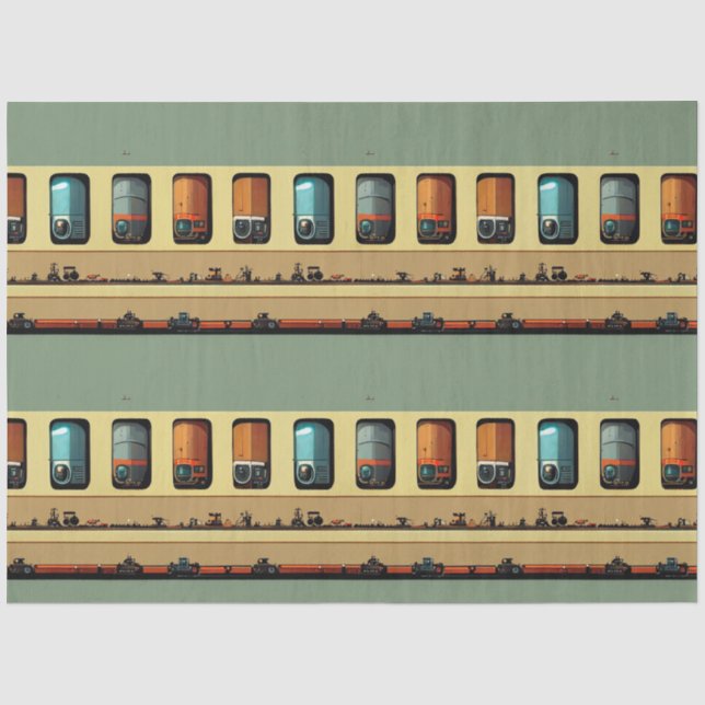 Train Tissue Paper (Front)
