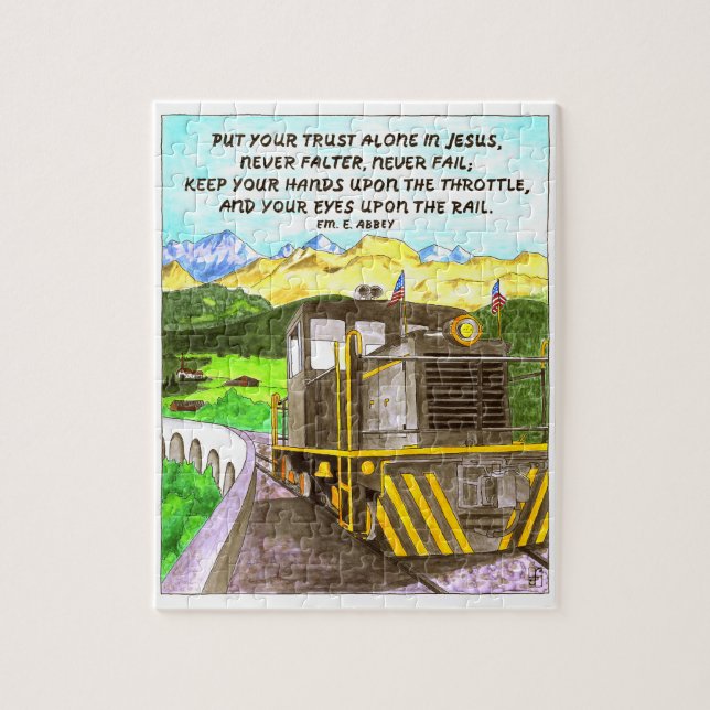 Train to Heaven Jigsaw Puzzle (Vertical)
