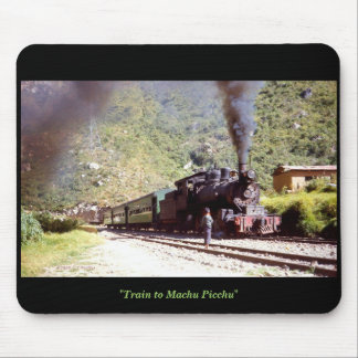 'Train to Machu Picchu' Mouse Mat