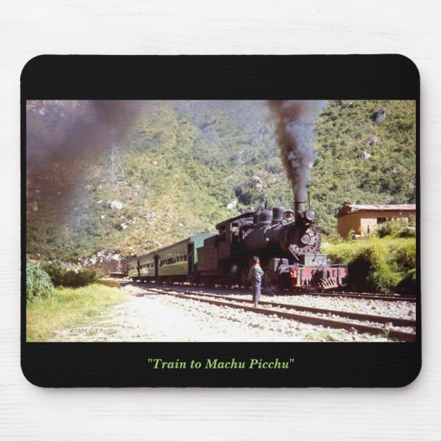 'Train to Machu Picchu' Mouse Mat (Front)