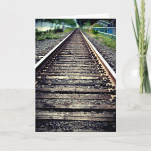 Train Track Greeting Card