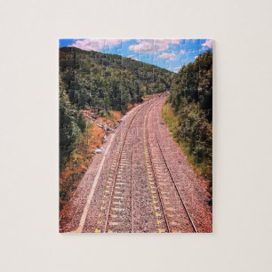 Train tracks jigsaw puzzle
