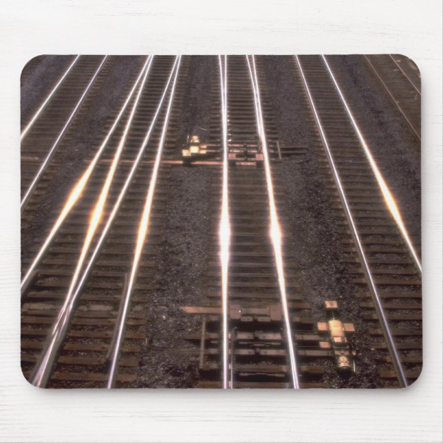 Train tracks mouse mat (Front)
