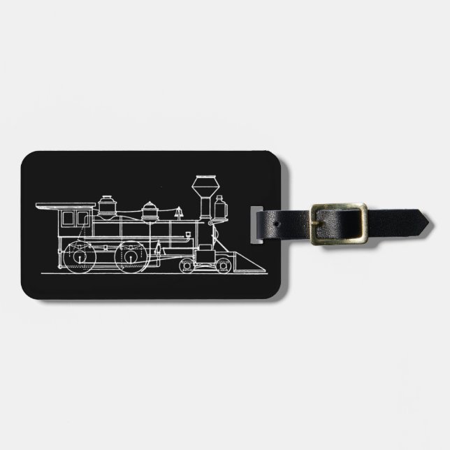 Train Traveller Luggage Tag (Front Horizontal)