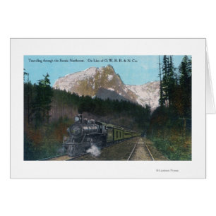 Train Travelling through the Northwest