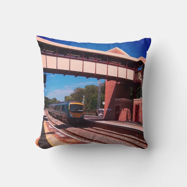 Train under the bridge cushion (Front)