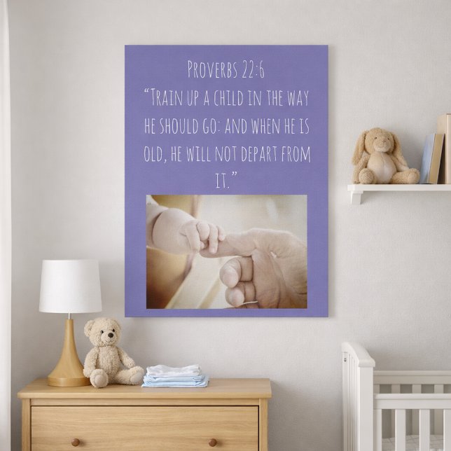 Train Up A Child Bible Quote Poster (Creator Uploaded)