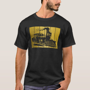 Train Vintage Locomotive Model Railroad Train T-Shirt