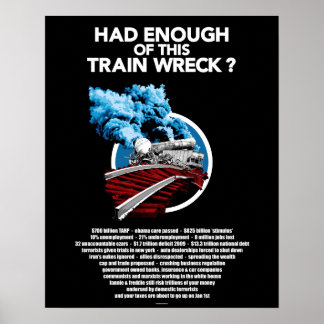 Train Wreck (16x20) Poster