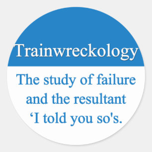 Train Wreck Stickers