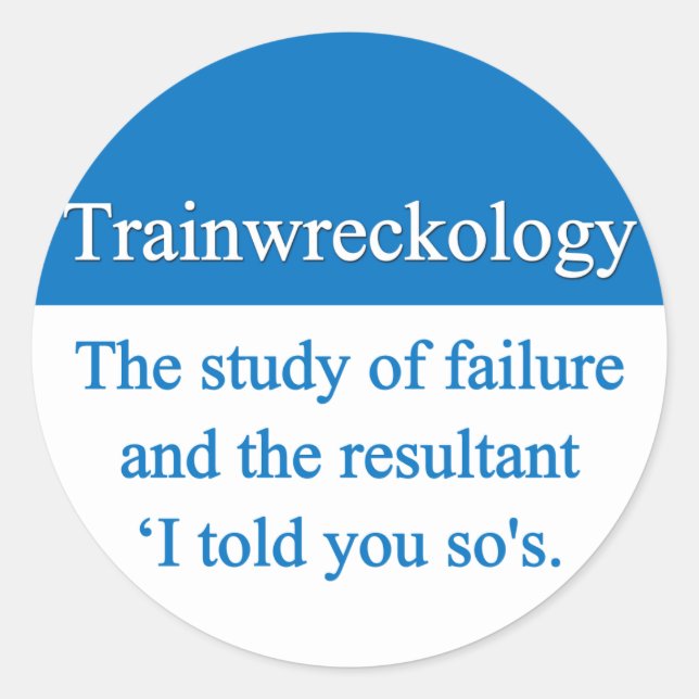 Train Wreck Stickers (Front)