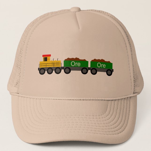Train yellow trucker hat (Front)