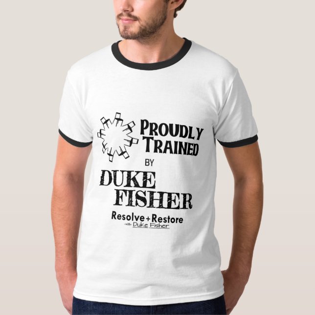 Trained by Duke T-Shirt (Front)