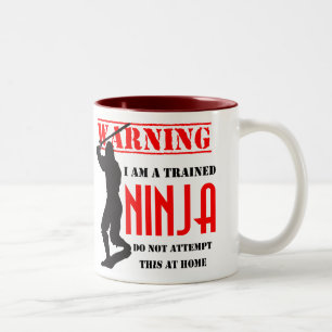 Trained Ninja Two-Tone Coffee Mug