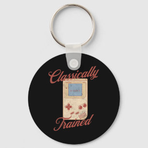 Trained Vintage Retro Video Game Handheld Games Key Ring