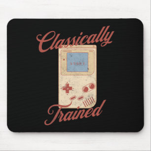 Trained Vintage Retro Video Game Handheld Games Mouse Mat