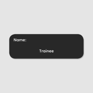 Trainee Classic Name Tag Magnetic