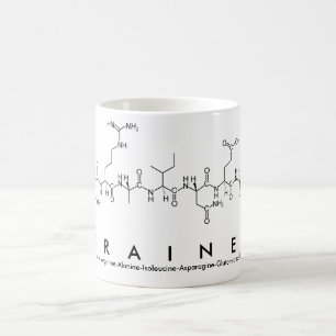 Trainer peptide name mug