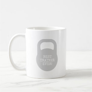 Trainer style kettlebell cover coffee mug