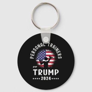 Trainers For Trump 2024 American Flag Vote Trump Key Ring