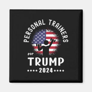 Trainers For Trump 2024 American Flag Vote Trump  Magnet