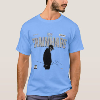 TrainHard Skullman Dark Gym Motivation Streetwear  T-Shirt