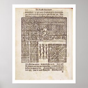 Training and Planting in the garden, from 'The Dut Poster