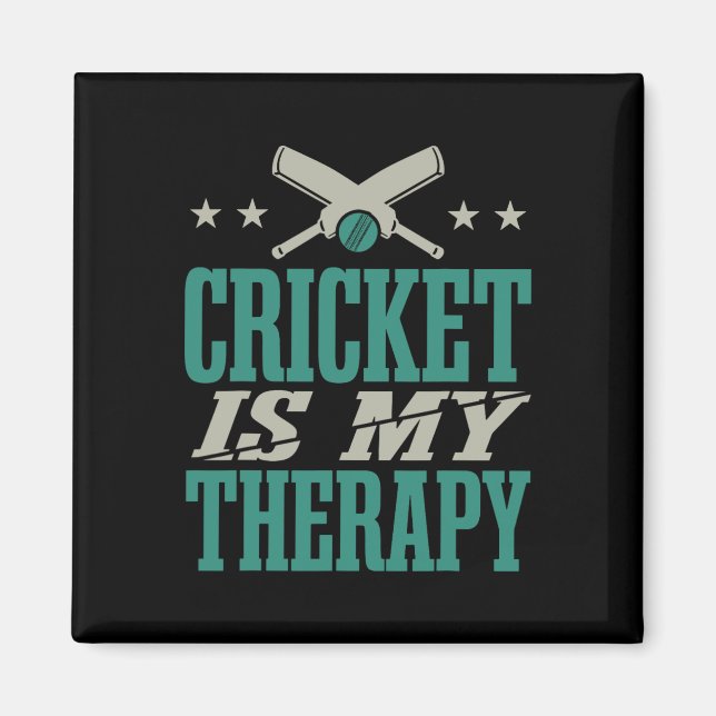 Training Cricket Player Cricket  Magnet (Front)