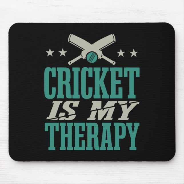Training Cricket Player Cricket  Mouse Mat (Front)