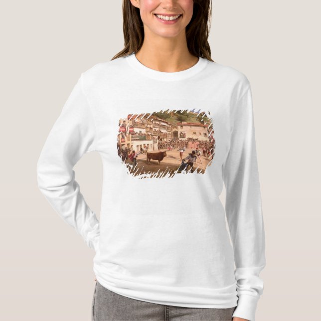 Training Fight in Biscay, 1869 T-Shirt (Front)