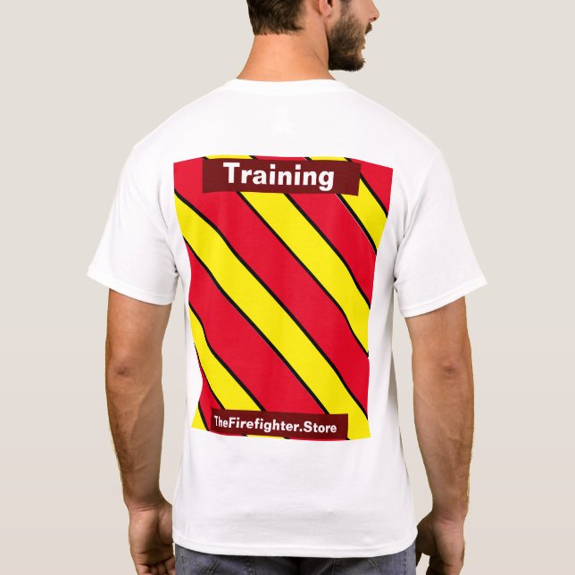 Training Flames Red/Yellow T-Shirt (Back)