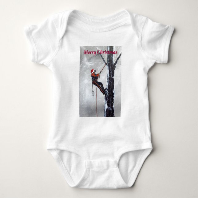 Training for the task ahead baby bodysuit (Front)