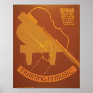 Training In Music Poster