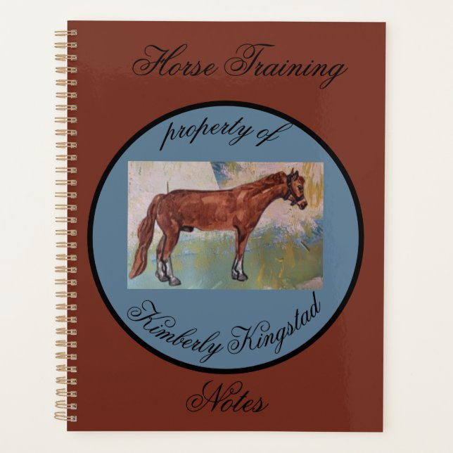 training journal planner (Front)