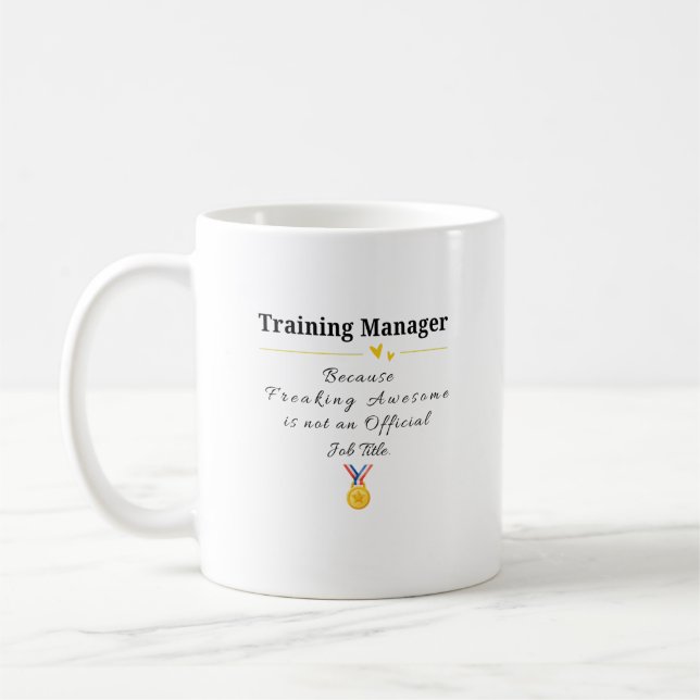 Training Manager Coffee Mug (Left)