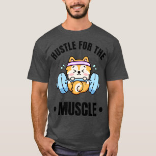 Training Muscles Cute Dog Puppy Workout T-Shirt