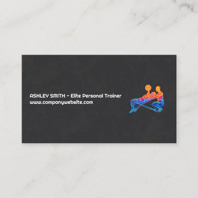 Training Session | Fitness Business Card (Front)