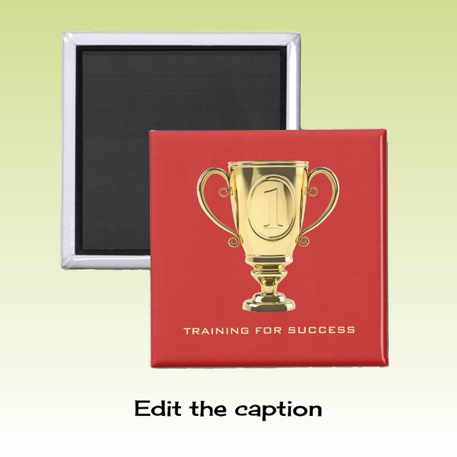 Training success golden trophy red magnet (Creator Uploaded)