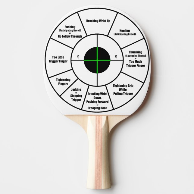 Training Target Ping Pong Paddle (Front)