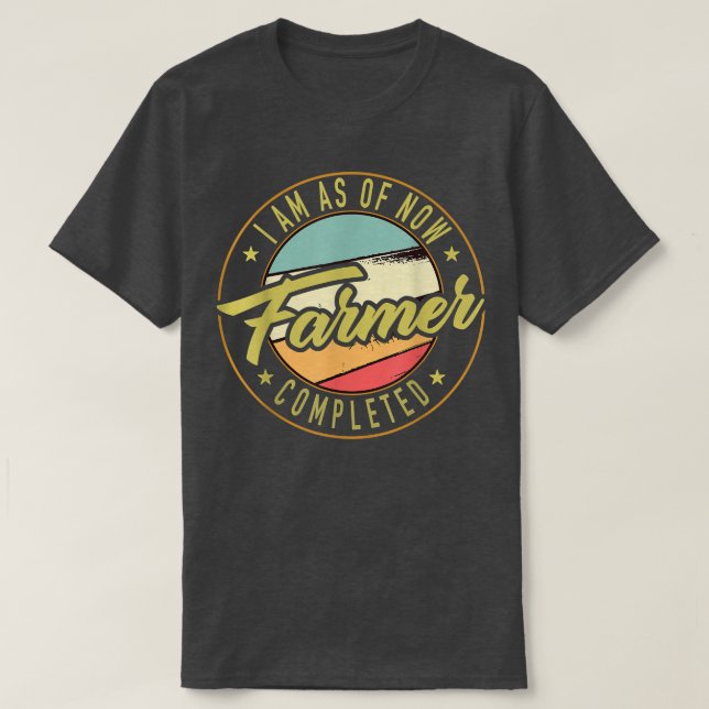 Training to become a farmer  T-Shirt (Design Front)