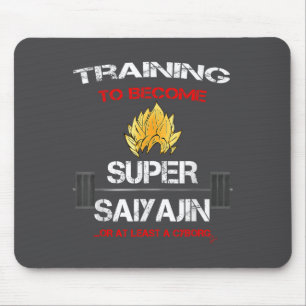 Training To Become A Super Saiyajin - Fun Fitness  Mouse Mat