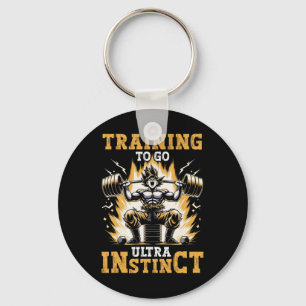 Training To Go Ultra Instinct Gym Weightlifting Bo Key Ring