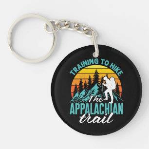 Training to Hike the Appalachian Trail Hiker Key Ring